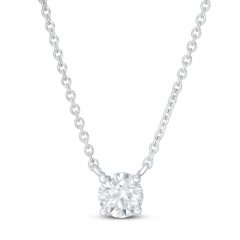 Lab-Created Diamonds by KAY Necklace 1/2 ct tw 14K White Gold 19"