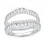 Diamond Enhancer Band 1-1/4 ct tw Round-cut 14K White Gold