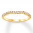 Diamond Wedding Band 1/4 ct tw Round-cut 14K Yellow Gold