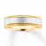 Wedding Band 10K Two-Tone Gold 6mm