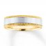 Wedding Band 10K Two-Tone Gold 6mm