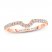 Adrianna Papell Diamond Wedding Band 1/8 ct tw 14K Rose Gold