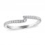 Diamond Wedding Band 1/6 ct tw Round-cut 14K White Gold