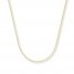 Cable Chain Necklace 14K Yellow Gold 16" Length