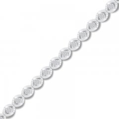 Diamond Bracelet 1/2 ct tw 10K White Gold 7.25"