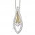 Convertibilities Diamond Necklace 1/4 ct tw 10K Two-Tone Gold