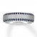 Neil Lane Men's Natural Sapphire Wedding Band 14K White Gold