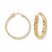 Hoop Earrings 14K Yellow Gold 25mm