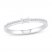 Diamond Anniversary Ring 1/10 ct tw 10K White Gold