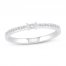 Diamond Anniversary Ring 1/10 ct tw 10K White Gold