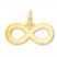 Infinity Charm 14K Yellow Gold