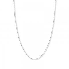 16" Textured Rope Chain 14K White Gold Appx. 1.05mm