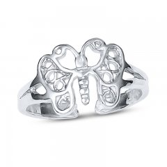 Butterfly Toe Ring Sterling Silver