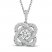 Center of Me Diamond Necklace 1 ct tw 14K White Gold 18"