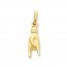 "Rock On" Charm 14K Yellow Gold