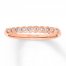 Diamond Ring 1/10 ct tw Round-cut 10K Rose Gold