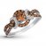 Le Vian Chocolate Diamond Ring 1 ct tw Round 14K Vanilla Gold