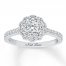 Neil Lane Engagement Ring 1 ct tw Diamonds 14K White Gold