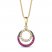 Le Vian Diamond & Ruby Necklace 1/4 ct tw Diamonds 14K Honey Gold 18"