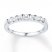 Anniversary Band 1/4 ct tw Diamonds 10K White Gold