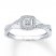 Diamond Promise Ring 1/10 ct tw Round-cut 10K White Gold