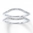 Diamond Wedding Bands 1/4 ct tw 14K White Gold