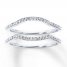 Diamond Wedding Bands 1/4 ct tw 14K White Gold