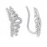 Emmy London Diamond Earring Climbers 1/5 ct tw Sterling Silver