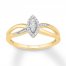 Diamond Ring 1/6 ct tw Round-cut 10K Yellow Gold