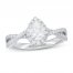 Neil Lane Premiere Diamond Engagement Ring 1-1/8 ct tw Pear/Round 14K White Gold