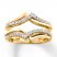 Diamond Enhancer Ring 1/4 ct tw Round-cut 14K Yellow Gold