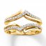 Diamond Enhancer Ring 1/4 ct tw Round-cut 14K Yellow Gold