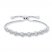 Diamond Bolo Bracelet 1/4 ct tw Round-cut Sterling Silver