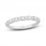 Diamond Anniversary Ring 1/3 ct tw Round-cut 10K White Gold