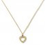 Openwork Heart Necklace 10K Yellow Gold