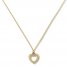 Openwork Heart Necklace 10K Yellow Gold