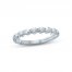 Monique Lhuillier Bliss Diamond Wedding Band 1 ct tw Oval & Round-cut 18K White Gold