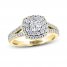 THE LEO Diamond Engagement Ring 1 ct tw Round-cut 14K Two-Tone Gold