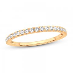 Diamond Wedding Band 1/4 ct tw Round-cut 14K Yellow Gold