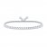 Diamond Bolo Bracelet 1 ct tw 10K White Gold