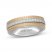 Neil Lane Men's Diamond Wedding Band 3/8 ct tw Round-Cut 14K Two-Tone Gold