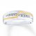 Men's Wedding Band 1/4 ct tw Diamonds 10K Two-Tone Gold