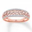 Diamond Anniversary Band 1/4 ct tw Round-cut 10K Rose Gold