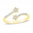 Diamond Star Toe Ring 1/8 ct tw 10K Yellow Gold