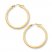 Hoop Earrings 14K Yellow Gold 30mm