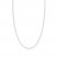 Adjustable 22" Box Chain 14K White Gold Appx. .96mm