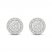 Diamond Stud Earrings 1/4 ct tw Round-Cut 10K White Gold