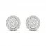 Diamond Stud Earrings 1/4 ct tw Round-Cut 10K White Gold