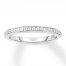 Diamond Wedding Band 1/6 ct tw Round-cut 14K White Gold