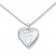 Heart Locket Necklace Forever in my Heart Sterling Silver